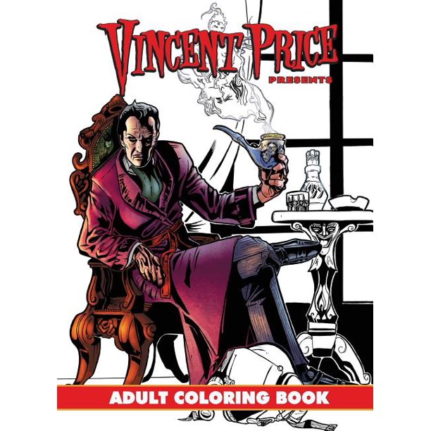 Vincent Price Presents: Vincent Price Presents : Adult Coloring Book  (Paperback)