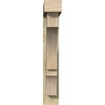 thumbnail image 2 of Ekena Millwork 6"W x 30"D x 38"H Balboa Block Rough Sawn Bracket w/ Offset Brace, Douglas Fir, 2 of 25