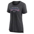 thumbnail image 2 of Women's Gray Washington Capitals Proud Tri-Blend T-Shirt, 2 of 3