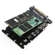 M.2 SSD to U.2 Adapter 2 in 1 M.2 NVMe Key B/M NGFF SSD to PCI-e U.2 SFF-8639 Adapter PCIe M2 Converter Desktop Computer