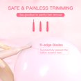 thumbnail image 4 of Recortadora de vello facial HEBECA FT3001 3 en 1 para mujer rosa, 4 of 7