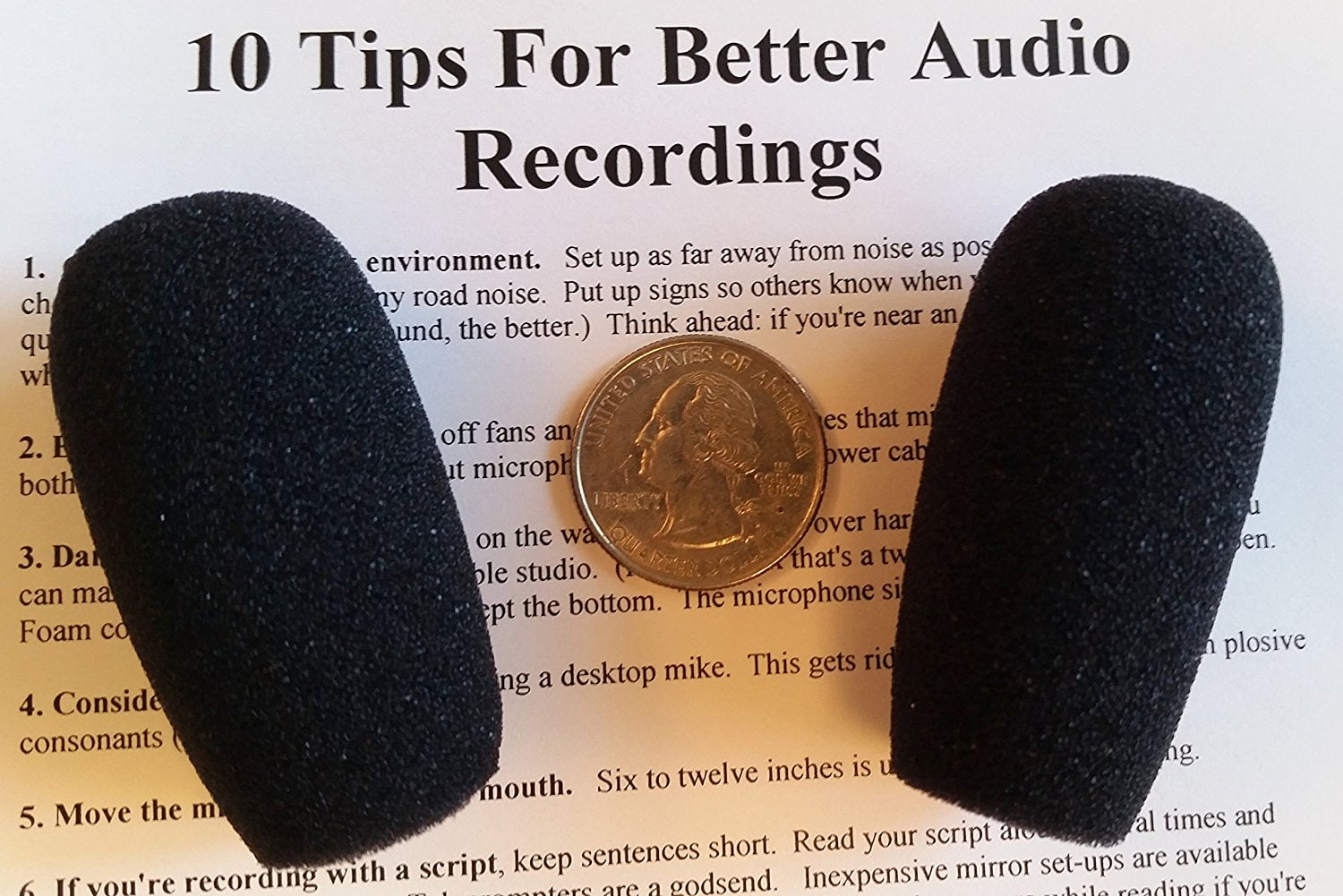 Compete Audio CA945 microphone windscreens (microphone covers) (2pack