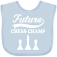 thumbnail image 3 of Inktastic Future Chess Champ Game Champion Boys or Girls Baby Bib, 3 of 4