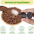 thumbnail image 2 of 4 lb Organic Leca Clay Pebbles for Plants, 4mm-16mm 100% Natural Leca Balls for Indoor Plants, Hydroton Clay Pebbles for Plants Hydroponic Aquaponics Growing Orchid Drainage Terrarium, 2 of 7