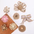 thumbnail image 3 of Gwong Decoración hogareña Simulación de flores de lino hecho a mano Multi-uso Bowknot Colgante ecológico Rústico arpillera Decoración floral para artesanía Gwong 21071744, 3 of 6
