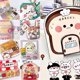 thumbnail image 4 of Juego de pegatinas coloridas para Barra de aperitivos, papel de pan, libro silencioso de gofres Juguete hecho a mano de pollo frito, libro ocupado de dibujos animados, 4 of 5
