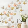 thumbnail image 6 of CCOCC 20Pcs Butterfly Wall Decor,20-Piece Variety Pack Butterfly Decorations,Double-Layer 3D Design Wall Stickers Decor,Pink, 6 of 7