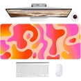 thumbnail image 1 of Desk Mat for Keyboard and Mouse, Non-Slip Boho Desk Mat, Computer Desk Pad Mat, Large Mouse Pad for Desk, XXL Mousepad for Desktop, Keyboard Mat for Office Women, Retro Colorful, 1 of 5