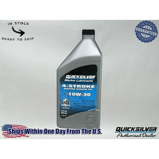 Quicksilver 10W-30 4-Stroke Marine Engine Oil, 1 Gallon - Walmart.com