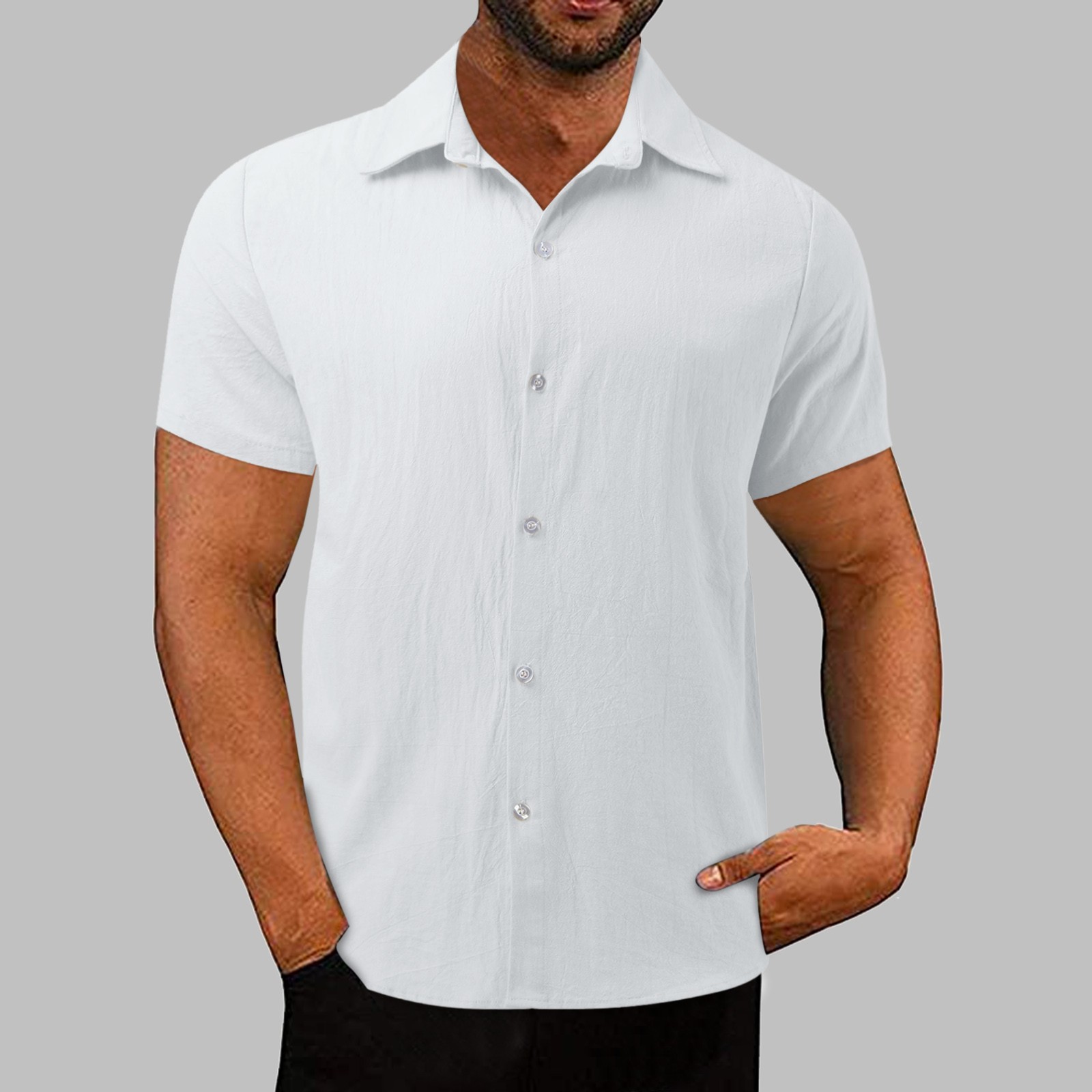 Pedort Mens Shirts Mens Polo Shirt Short Sleeve Casual Sports Moisture  Wicking Summer Regular Fit Golf Polo Collared Tennis Shirt White,3XL 