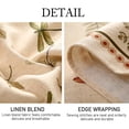 thumbnail image 4 of Mantel ISAENNE Designer Floral de lino, 140 cm de diámetro, 4 of 8