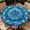 Blue Mandala, variant on ARTSLION Round Outdoor Tablecloth For Up To 52in With Umbrella Hole & Zipper Waterproof Elastic Edge Fitted Table Cover Big Sunflower For Patio Picnic Party, Blue Mandala