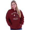 thumbnail image 3 of Arkansas in Hog We Trust Funny AR Hoodie Sweatshirt Women Men Brisco Brands 2X, 3 of 6