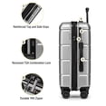 thumbnail image 4 of 3 Piece Hardside Carry On Luggage Sets TSA Lock Spinner Wheels 22"26"30" Suitcase with Cup Holder, 4 of 9