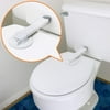 Toilet Lock Child Safety - Ideal Baby Proof Toilet Seat Lock with 3M Adhesive - White (1 Pack)