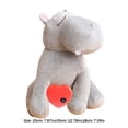 thumbnail image 3 of Likrtyny Lindo Perro Peluche Juguete Alivio La Ansiedad Juguete Peluche Regalos para Dueños (hipopótamo), 3 of 9