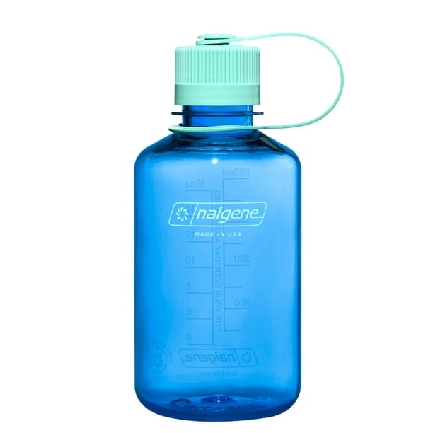Botella de agua Nalgene Sustain Tritan sin BPA, 500 ml, azul
