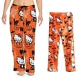 thumbnail image 3 of Pantalones de pijama de Halloween Sanrio Hellokitty para mujer, pantalones de gatito de calabaza para exteriores, Anime, ropa informal suelta para el hogar, regalos para niñas, Otoño e Invierno, 3 of 4