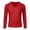 Red-12, variant on Rvwovn Men's Long Sleeve V-Neck T-Shirt Soft Breathable Basic Tee Everyday Casual Top