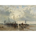 thumbnail image 3 of Désiré Thomassin 24x18 Black Modern Framed Museum Art Print Titled - Home from Fischer (1916), 3 of 5