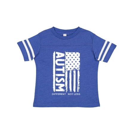 

Inktastic Autism American Flag Different Not Less Gift Toddler Boy or Toddler Girl T-Shirt