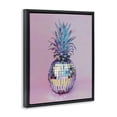 thumbnail image 2 of Stupell Industries Tropical Dazzling Disco Ball Pineapple Black Floating Frame Canvas Art, 25 x 31, by Arlington Prints, 2 of 7