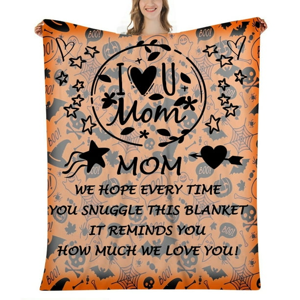 Mothers Day Gift Letter Blanket- Throw Blankets for Couch,Sofa and