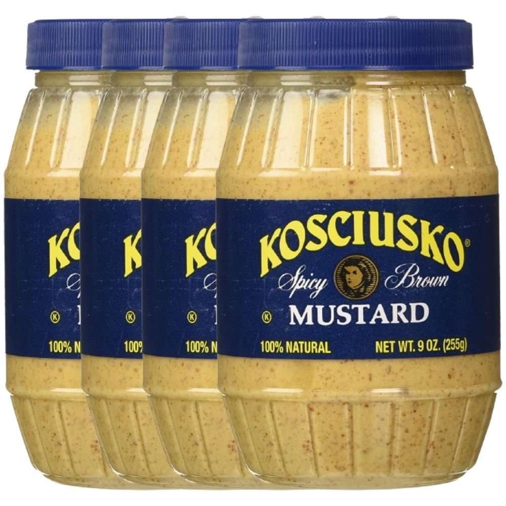 Spicy Brown Mustard, Made With No 1 Grade Mustard Seeds, No Artificial
