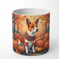 thumbnail image 1 of Red Basenji Fall Decorative Soy Candle, 1 of 1