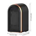 thumbnail image 2 of HIBIBUD 2026 New Pot Belly Stove Fireplace Space Heater Portable Space Heater Small Personal Ceramic Whole Room Heater for Bedroom Table Heater Fan Power Energy Efficient Ul Overheat Dump Auto Shut, 2 of 7