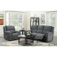 thumbnail image 3 of K-LIVING FAUTEUIL À INCLINAISON ÉLECTRIQUE EN TISSU DE DAIM WASHINGTON EN GRIS, 3 of 4