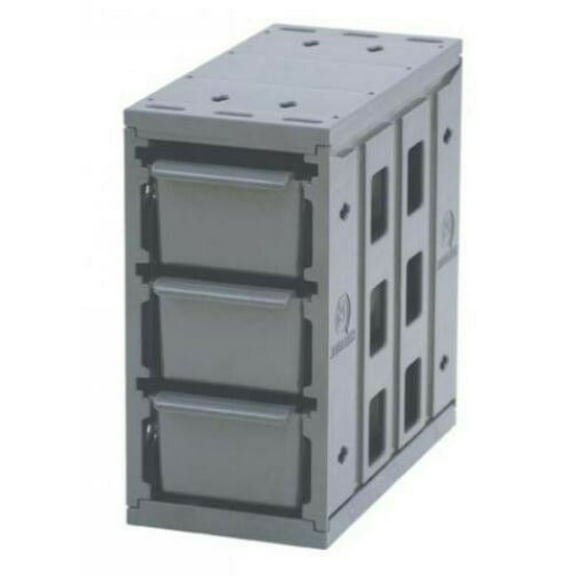 Adrian Steel DC6, 3-Drawer Unit