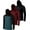 Set 1, variant on Real Essentials 3 Pack: Men's Dry Fit Wicking Long Sleeve Fishing Active Hoodie Pullover Sweatshirt (Big & Tall)