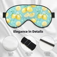 thumbnail image 4 of Xecao Yellow Lemon for Soft Fluffy Sleeping Blindfold, Nap eye cover tailored for the utmost comfort for girls, women, kids, and adults., 4 of 7