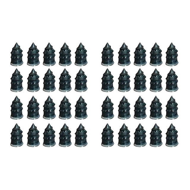 40 Piezas Reparación de Neumáticos Clavos Goma Auto Motocicleta Reparación Neumáticos VacíO Herramienta de Reparación Rápida Clavos Reparación de Neumáticos Autoservicio Clavos L