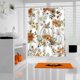 thumbnail image 4 of Cortina de ducha gruesa para baño, decoración de Halloween, impermeable, con varilla, tela impermeable, sin perforaciones, de poliéster, 4 of 4