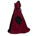 thumbnail image 3 of Women's Dress Retro Style Trumpet Sleeve Long Floor Length Gothic Attire for Special Events and Themed Parties, 3 of 6