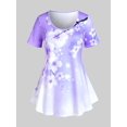 thumbnail image 1 of Camiseta Talla Extra & Coderas Curvo Sakura Rosegal Camisetas tallas grandes, 1 of 1
