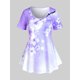 thumbnail image 1 of Camiseta Talla Extra & Coderas Curvo Sakura Rosegal Camisetas tallas grandes, 1 of 1