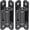 Bolt hinge powder coated-90°-2Pack, variant on 6.7'' Heavy Duty Gate Hinges 1100LB Capacity, 6mm Steel Hinges with Bearings & Rust-Proof E-Coating, Bolt On Low-Profile Hinges for Fences, Driveway Gates, Locking Screws Anti-Sag Design (2Pcs)