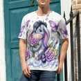 thumbnail image 2 of Eeyore Printed Short Sleeve T-Shirts Casual Graphics Tees Fashion Novelty Shirts for Men Women 3XL, 2 of 8