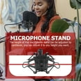 thumbnail image 2 of Miangastore Desk Mounted Microphone Arm Clamp Black 1Set 5.5x3.7x2.4in, 2 of 9