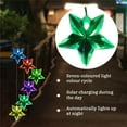 thumbnail image 3 of justharion Solar String Light Color Changing Wind Chime Lamp LED Outdoor Decorative Hanging Light, Five-Pointed Star, Clear, 3 of 7