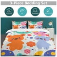 Bedding Set Color Cartoon Pattern Bat Duvet Cover Set Comforter Cover