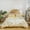 Yellow, variant on Move Over Yellow Flowers Bedding Sets King Yellow Ruffle Duvet Cover Ruffle Flowers Pattern Microfiber No Filling