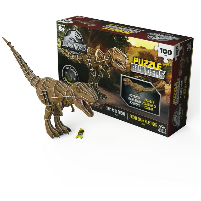 Jurassic World 100 Piece Puzzle Builders T Rex for Kids Ages 8 and up