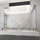 thumbnail image 3 of Aipsun Lámparas de tocador negras modernas de 32,6 pulgadas, luz LED negra para pared de baño, accesorios de iluminación para baño arriba y abajo, luz blanca 5000K, 3 of 5
