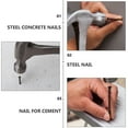 thumbnail image 3 of BESTYASH 50Pcs Point Tip Carbon Steel Nails for Wall and Concrete Fixing Applications, 3 of 8