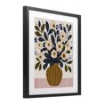 thumbnail image 2 of Stupell Industries Eclectic Boho Floral Vase with Stripes Black Framed Print Under Glass, 13 x 16, by Creative Studio, 2 of 8