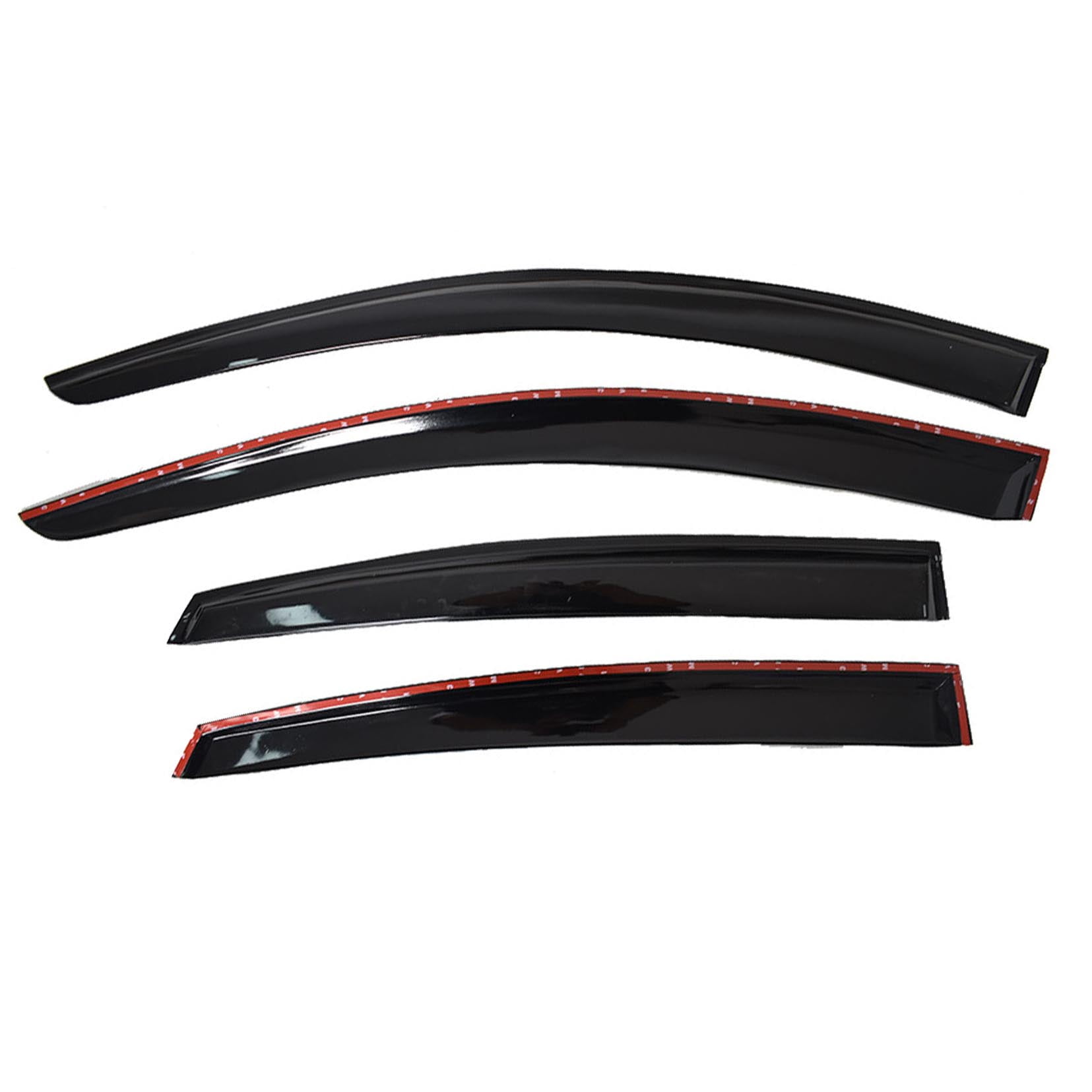 Genrics 4pcs ABS Smoke Tint Window Visor Rain/Sun Vent Shade For 2013-2018 Nissan Altima